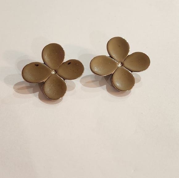 Angela Cummings Rare 1990s Silver Flower Earrings - Picture 6 of 8